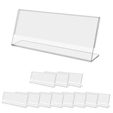 thumbnail of Danieli - Kit da 12 Espositori Segnaposto in Acrilico Trasparente Portanome e Portaprezzi da Vetrina e da Banco Monofacciale 15x6x3.