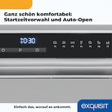 thumbnail of Exquisit Geschirrspüler GSP508-030D silber | Spülmaschine 55 cm | Power+ | ECO Modus | Standgerät