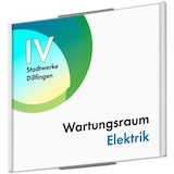 thumbnail of OSLO Türschild 150 | 148x151 mm | Aluminium silber | entspiegelte Abdeckung | Türschild Büro | Büroschild