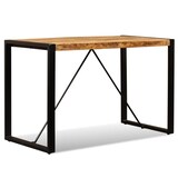 thumbnail of vidaXL Esszimmertisch Raues Mangoholz Massiv 120 cm