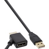 thumbnail of InLine® HDMI Adapter Stecker/Buchse mit USB-Power Einspeisung, 0,5m