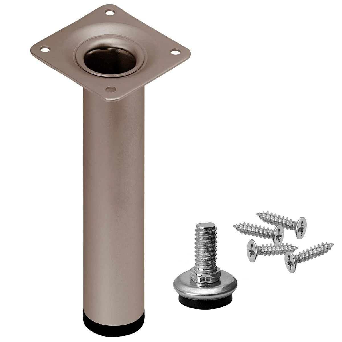 Möbelfüße Sofafuß Möbelfuß Sockelfüße Bettfüß Höhenverstellbar Stellfuß Stützfuß 100 mm EDELSTAHL