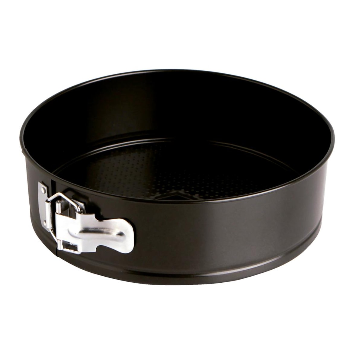 Quid Sweet Grey Molde Redondo Desmontable Acero Pintado 24x6,8cm Negro