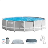 thumbnail of Piscina elevada redonda INTEX Prism Frame com bomba