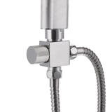 thumbnail of tectake Système de douche à effet pluie en aluminium avec douchette à main et porte-savon  Gris