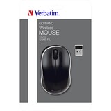 thumbnail of Verbatim Usb Raton Go Nano Wireless Negro Retail