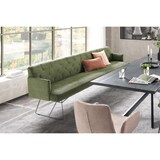 thumbnail of Banco de comedor KAWOLA CHARME Pana verde oliva 186cm