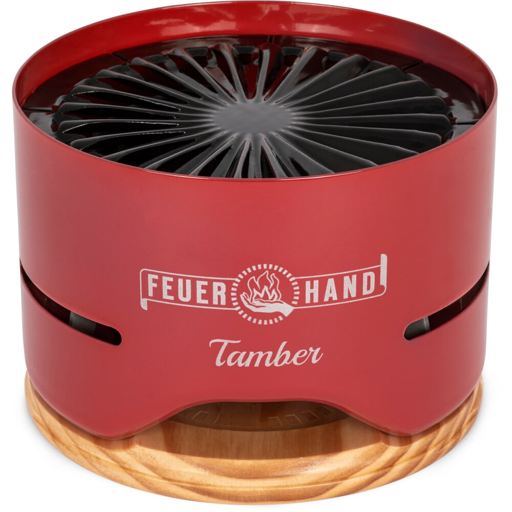 Tamber Tischgrill rubinrot
