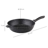 thumbnail of Aluguss Pfanne Ø28cm Induktion Granitoptik