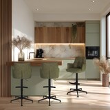 thumbnail of Barhocker / Barstuhl SOLAO LIFE HIGH Stoff grün hjh LIVING