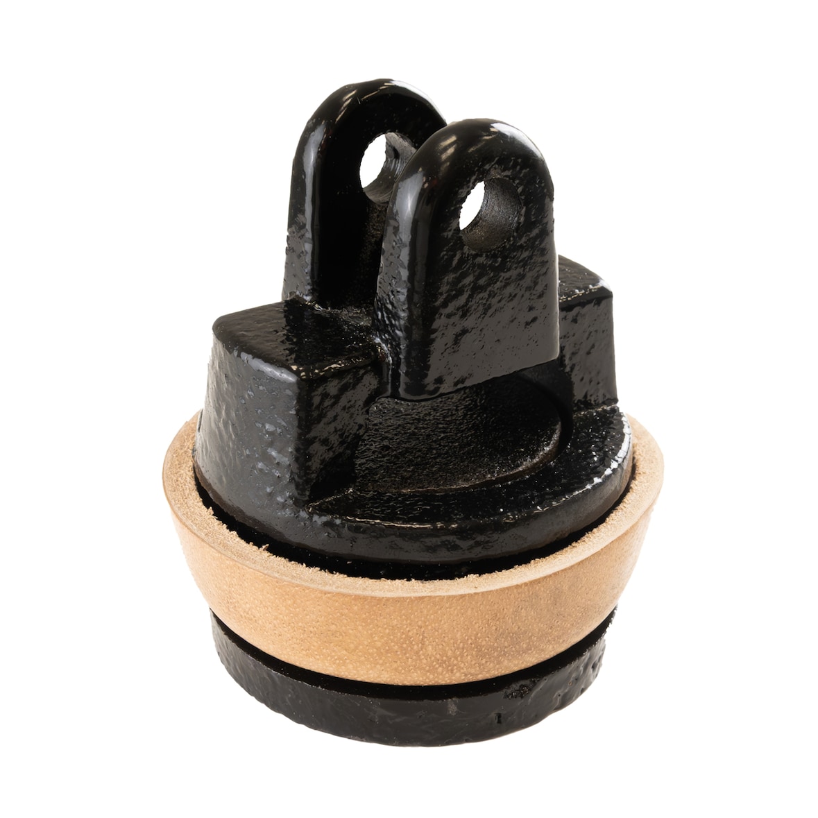 Ersatzkolben für Schwengelpumpe Typ 75 kompletter Kolben mit Lederdichtung Gusseisen Gartenpumpe