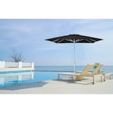 thumbnail of METRO PROFESSIONAL Parasol carré avec pied, aluminium, 3 x 3 m, protection UV50+, hydrofuge, anthracite/platinum