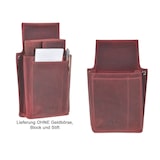 thumbnail of Greenburry Holster Leder zu Kellnerbörse Kellnertasche Vintage rustikale rot rusty red