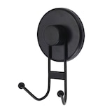 thumbnail of WellHome - Gancio in ferro con ABS e copertura a ventosa Nero 25x10x8,7cm