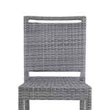 thumbnail of METRO PROFESSIONAL Sedia impilabile Barbados con maniglia, rattan sintetico, grigio