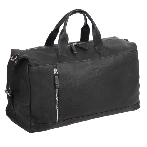 Alassio Weekender TORO Leder Reisetasche Weekender Handgepäck schwarz 47033