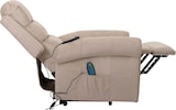 thumbnail of BERLINLODGE Massage-Fernsehsessel, HxBxT 138x86x168 cm, Sitzhöhe 49 cm, Liegefunktion Aufstehhilfe Massage Heizfunktion, Stoff 220g/m² Chenille, Creme