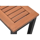 thumbnail of METRO PROFESSIONAL Bierzeltgarnitur 3-tlg. Lynx, Alu/Eukalyptus, 1 Biertisch 161 x 70 cm, 2 Bierbänke 147 x 30 cm, schwarz