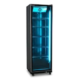 thumbnail of Romux® Gefrierschrank MD 500 Liter 1 Tür Schwarz mit Belüftet | Professioneller Gefrierschrank mit Glastür & LED