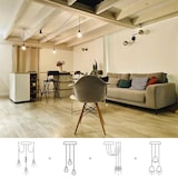 thumbnail of Bazar Bizar Câble pour suspension en coton L250 cm blanc naturel