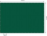 thumbnail of Abdeckplane mit Ösen 4x7 m 650 g/m² mit 10 Spanngummis Grün aus PVC
