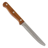 thumbnail of Olympia steakmessen met ronde punt hout
