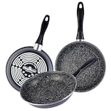 thumbnail of Magefesa - Batería de Cocina KENIA 14/16/16/20cm en Acero Esmaltado apta para inducción con Set de 3 Utensilios de Cocina Acero Inox