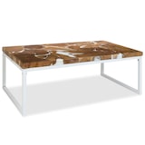 thumbnail of vidaXL Couchtisch Teak Harz 110x60x40 cm