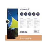 thumbnail of Voile d'ombrage, 170 LED solaires, hydrofuge, 3,6 x 3,6 x 3,6 m, 160 g/m², IP44, polyester, triangulaire, vert lime