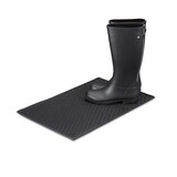 thumbnail of Relaxdays Fußmatte 60x40cm, 100% Gummi, Anti-Rutsch, Schmutzfangmatte, Outdoor Türmatte, schwarz