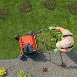 thumbnail of Relaxdays Trittstein Garten, Blatt-Design, Gusseisen, Trittplatte für Rasen & Beet, 26 x 32 cm, Trittsteinplatte, braun