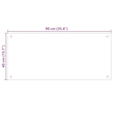 thumbnail of vidaXL Küchenrückwand Transparent 90×40 cm Hartglas