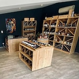 thumbnail of TRADIS Présentoir à vin sur roulettes, 6 casiers, Bois Massif