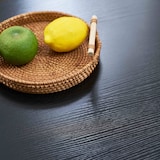 thumbnail of Table basse décor mélaminé noir