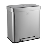 thumbnail of SVITA LT2X30 Mülleimer 60l Treteimer Tretmülleimer Abfalleimer 2 Fächer freistehend mit Deckel inkl. Inneneimer Silber