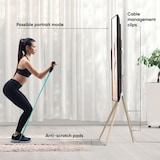 thumbnail of ONKRON TV Ständer Staffelei für 32 - 65 Zoll TV bis zu 35 kg,max 400x400 VESA Standfuß höhenverstellbar & schwenkbar TS1220-W