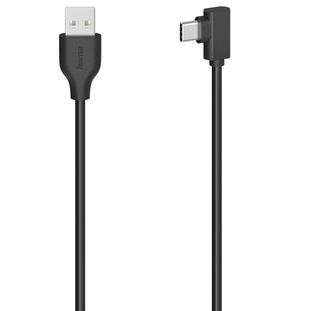 USB-C Kabel USB-A auf USB-C 0,75m Winkelstecker