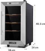 thumbnail of Klarstein Reserva 8 Uno Weinkühlschrank 23 Ltr 8 Fl 11-18 °C 26 dB Edelstahl Edelstahl