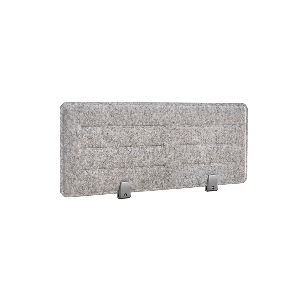 Rocada separador sobremesa pet acústico de 98x34cm gris
