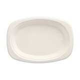 thumbnail of 50 Teller, Zuckerrohr `pure` oval 23 cm x 16 cm x 2 cm weiss