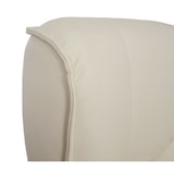 thumbnail of MCA Relax fauteuil Hamilton, TV fauteuil kruk, echt leer 130kg belastbaar ~ crème, honingkleurig