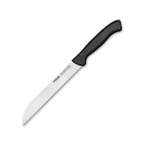 thumbnail of Pirge Ecco Brotmesser mit Wellenschliff 17,5 cm Schwarz für Schneiden von Brot, Bagels, Kuchen - Brötchenmesser