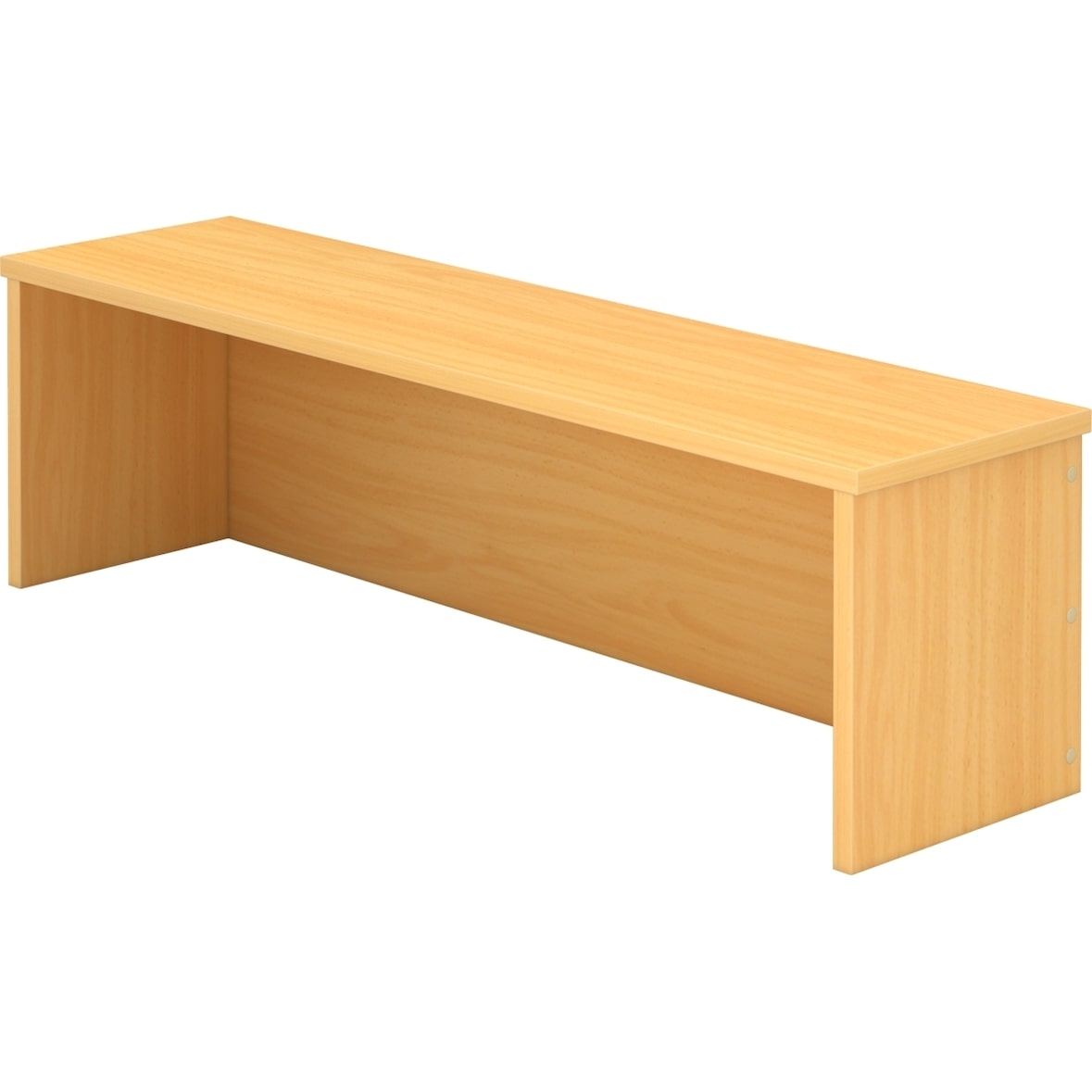 Thekenaufsatz für Schreibtisch 1200x800mm Buche