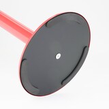 thumbnail of Danieli - Colonnina Segnapercorso con Nastro Estensibile Fino a 3 metri. Metallo Rosso, Base Anti-inciampo (Grigio)