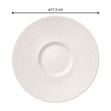 thumbnail of Villeroy & Boch Manufacture Rock Café au Lait Untertasse weiß 17 cm 6er Set