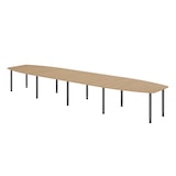 thumbnail of bümö Konferenztisch XXL KT52 in Eiche Füße in Graphit