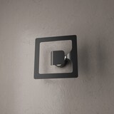 thumbnail of Applique Moderno Quadrato Gasoline 1 Luce In Metallo Nero