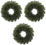 thumbnail of CREATIV green künstliche Pflanze Tannenkranz 76 Tipps, 30 cm, 3er Set