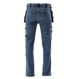 thumbnail of Arbeitshose, Strech Jeans, marine/schwarz Gr. XXL