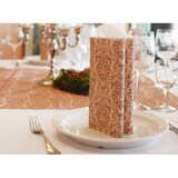 thumbnail of Sovie HORECA Serviette Cleve in braun aus Linclass® Airlaid 40 x 40 cm, 50 Stück - Ornamente Schnörkel